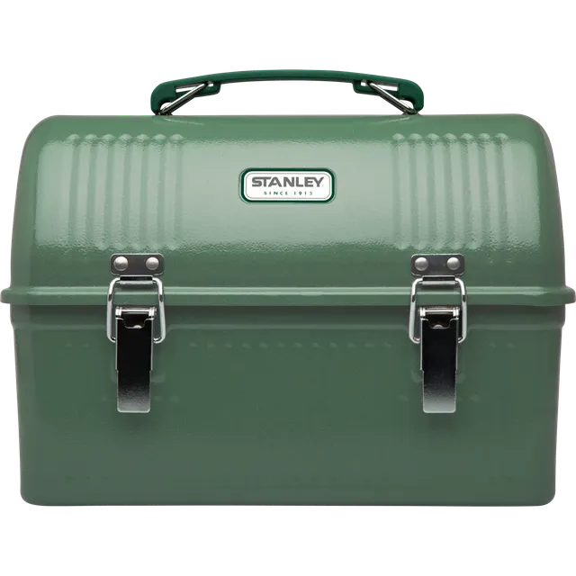 stanley-1913-legendary-classic-lunch-box-9-5-l-vintage-stahl-lunchbox-mit-halter image 1