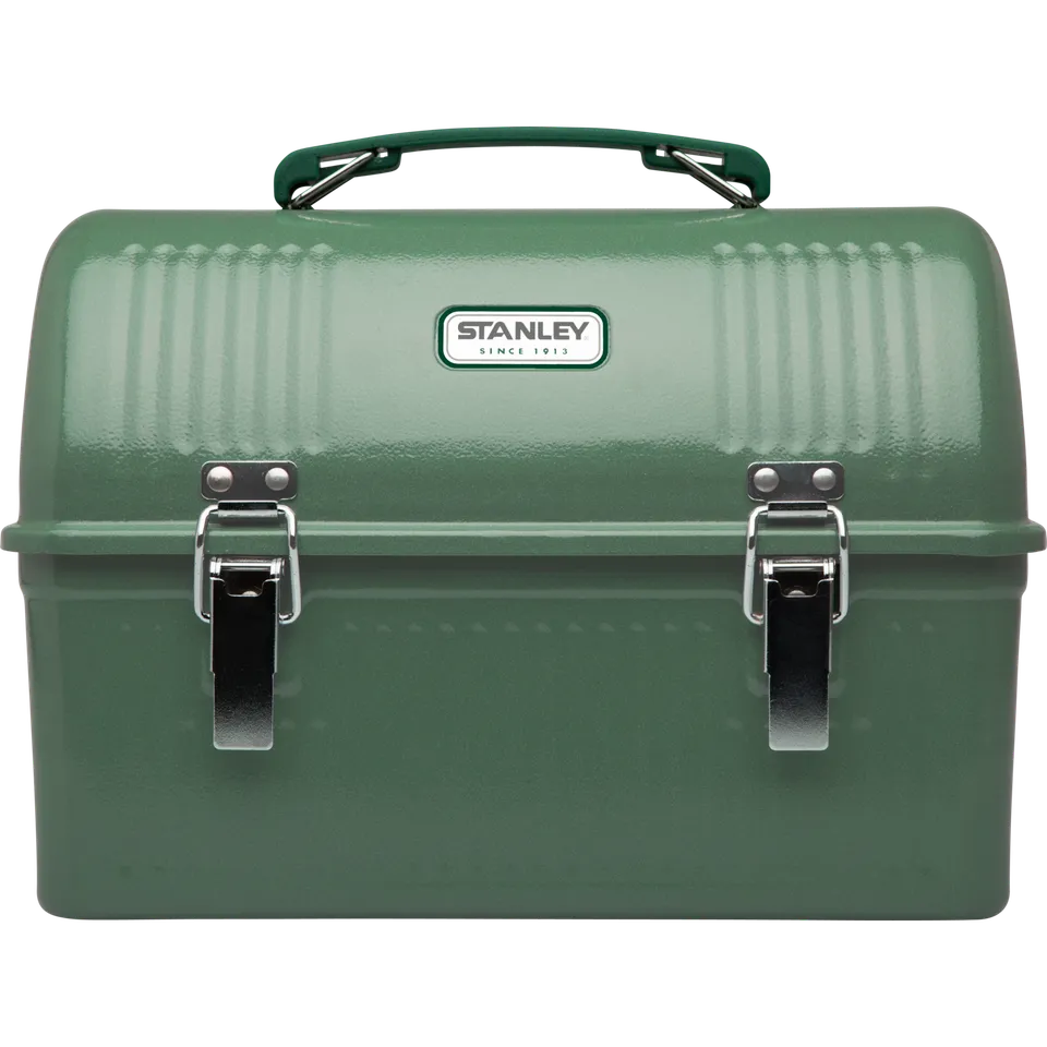 stanley-1913-legendary-classic-lunch-box-9-5-l-vintage-stahl-lunchbox-mit-halter image 1
