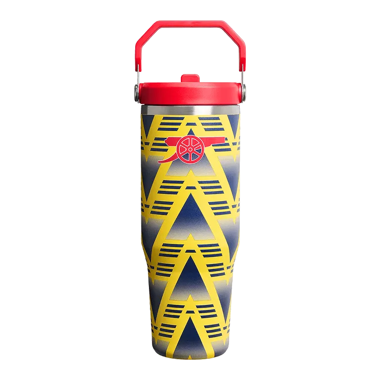 stanley-1913-x-arsenal-iceflow-flip-straw-2-0-tumbler-0-89l-trinkbecher-mit-klap image 1