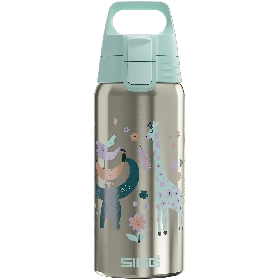 sigg-shield-therm-one-jungle-kinder-isolierte-trinkflasche-0-5l-aus-90-recycelte image 1