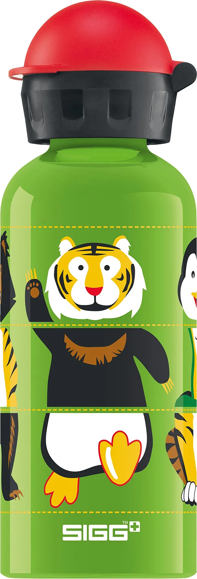 sigg-zoo-twister-kinder-trinkflasche-0-4-l-federleichte-aluminium-kinderflasche- image 1