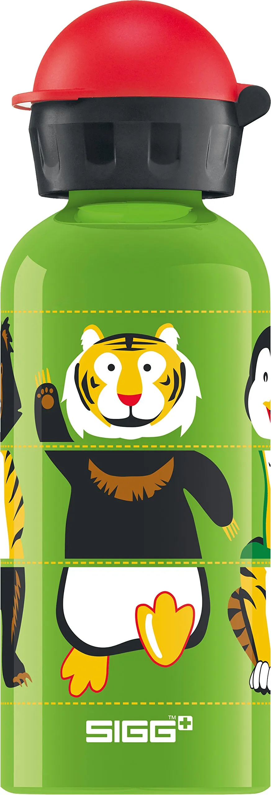 sigg-zoo-twister-kinder-trinkflasche-0-4-l-federleichte-aluminium-kinderflasche- image 1