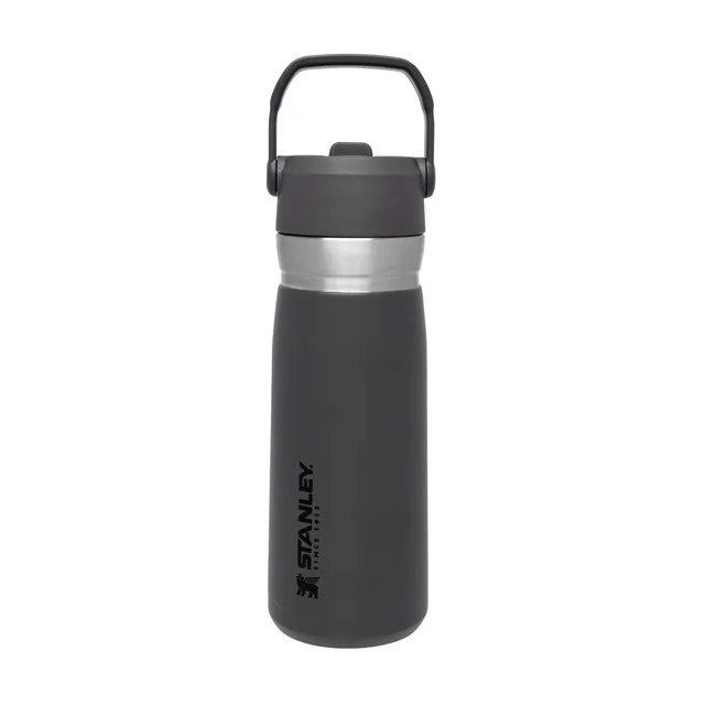 stanley-1913-iceflow-flip-straw-trinkflasche-0-65-l-charcoal-12-std-kalt-auslauf image 1