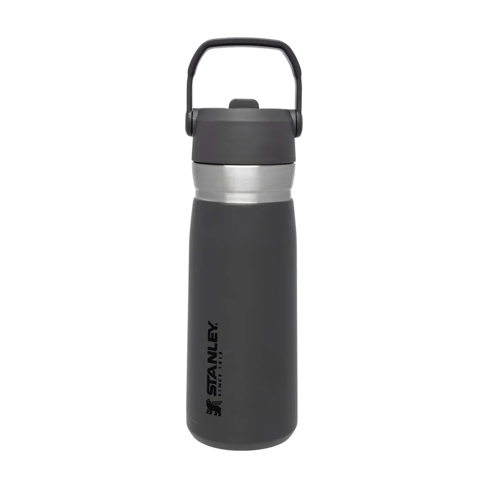 stanley-1913-iceflow-flip-straw-trinkflasche-0-65-l-charcoal-12-std-kalt-auslauf image 1