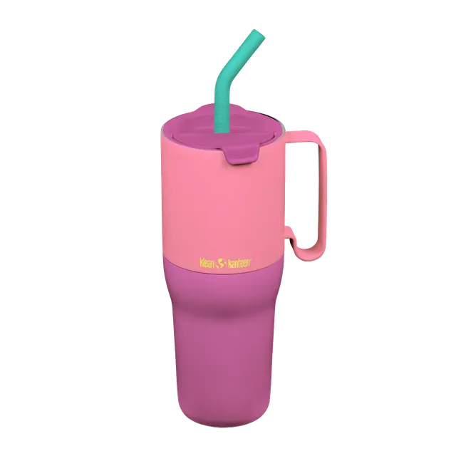 klean-kanteen-rise-tumbler-1064-ml-kaleidoscope-mit-flip-lid-deckel-und-trinkhal image 1