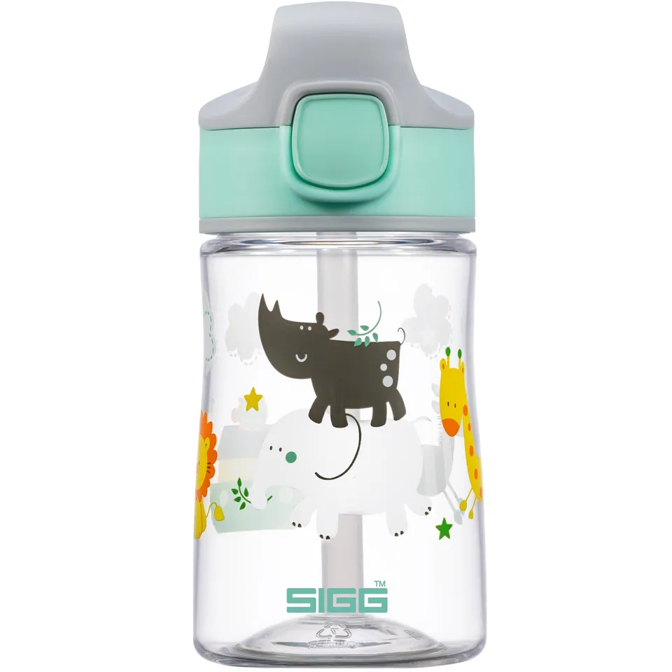 sigg-miracle-tritan-trinkflasche-kinder-mit-trinkhalm-0-45-l-einh-ndig-bedienbar image 1