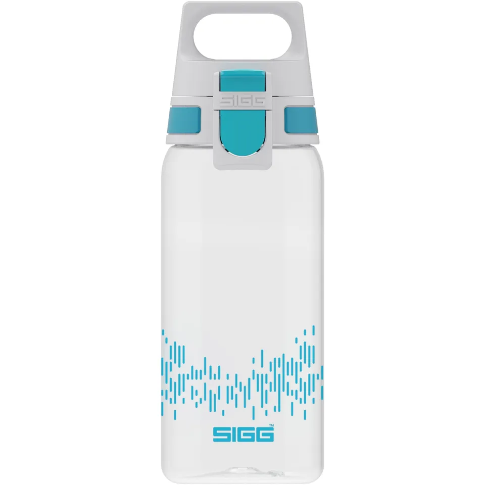sigg-total-clear-one-myplanet-aqua-sportflasche-0-5-l-tritan-trinkflasche-mit-on image 1