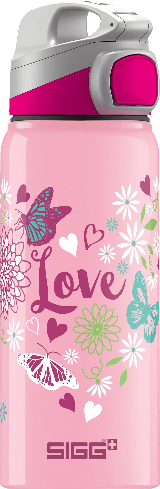sigg-miracle-alu-love-kinder-trinkflasche-0-6-l-schadstofffreie-aluminium-kinder image 1