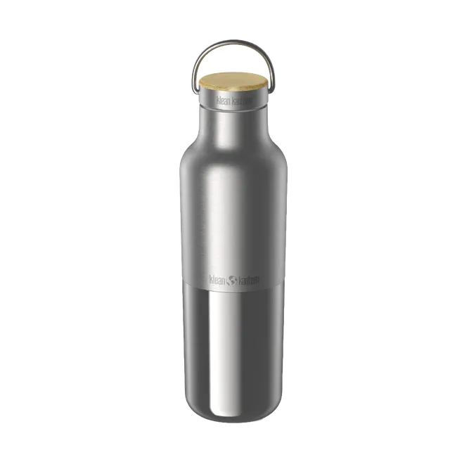 klean-kanteen-rise-reflect-592-ml-edelstahl-isolierflasche-mit-bambus-loop-cap-c image 1