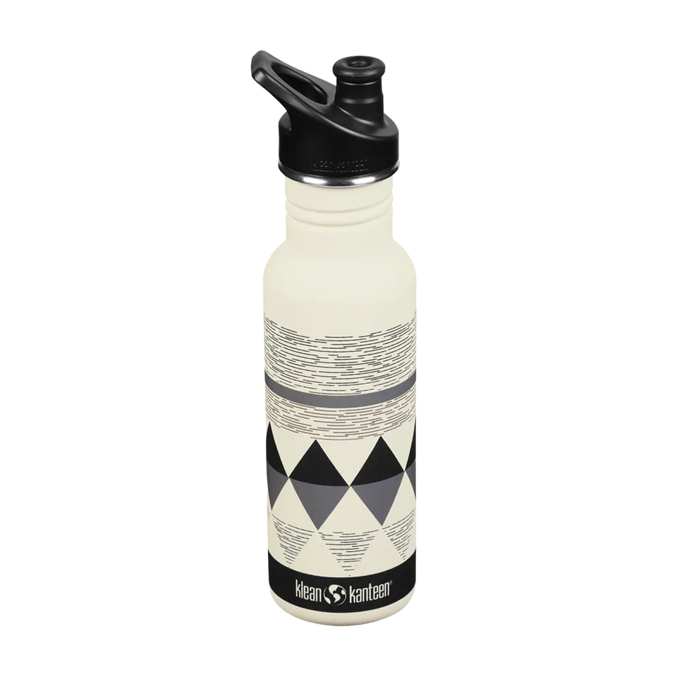 klean-kanteen-classic-532-ml-edelstahl-trinkflasche-mit-sport-cap-schmales-desig image 1
