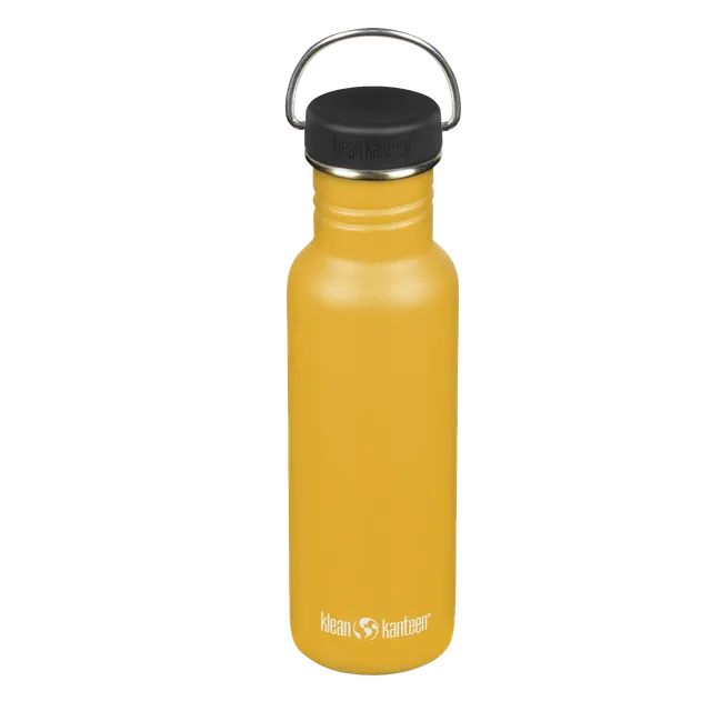 klean-kanteen-classic-800-ml-einwandige-edelstahl-trinkflasche-mit-loop-cap image 1