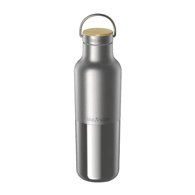 klean-kanteen-rise-reflect-355-ml-edelstahl-isolierflasche-mit-bambus-loop-cap-c image 1