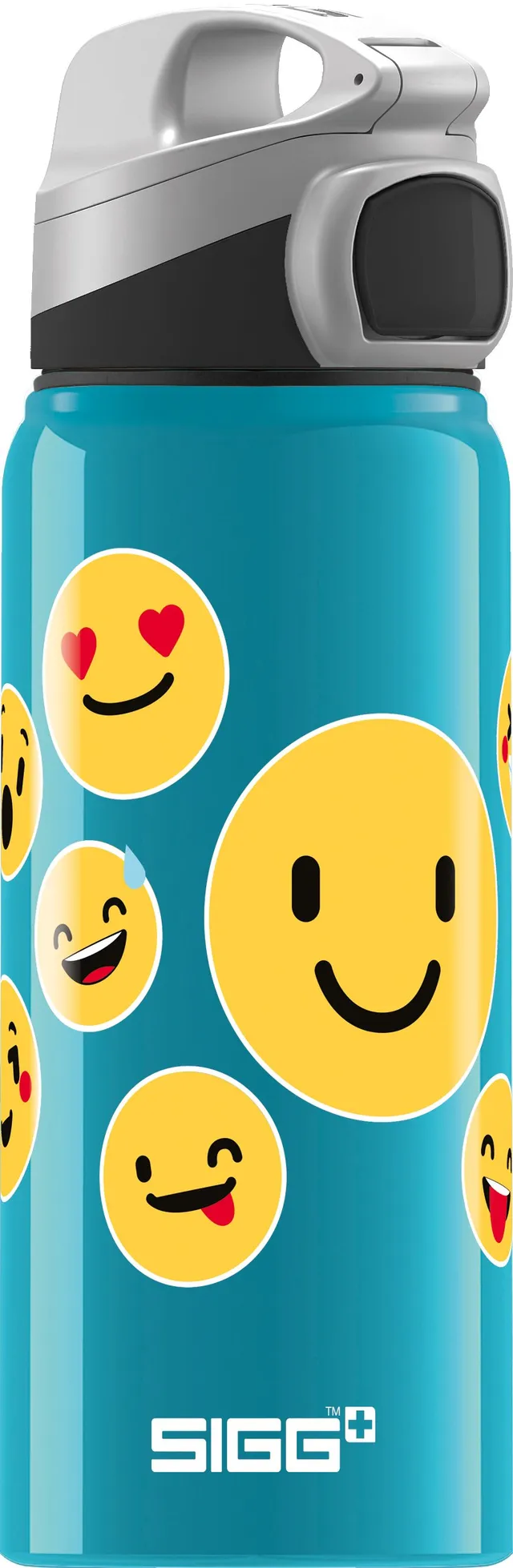 sigg-miracle-alu-emoticon-kinder-trinkflasche-0-6-l-auslaufsichere-federleichte- image 1