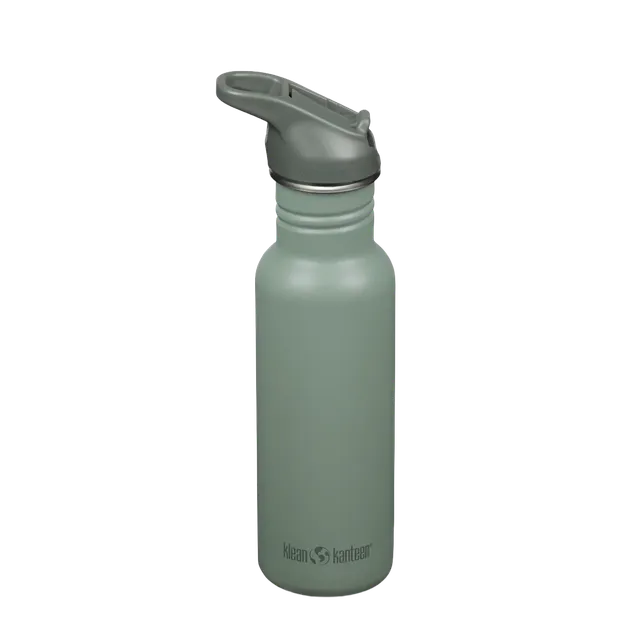 klean-kanteen-classic-532ml-edelstahl-trinkflasche-mit-flip-sport-cap-auslaufsic image 1