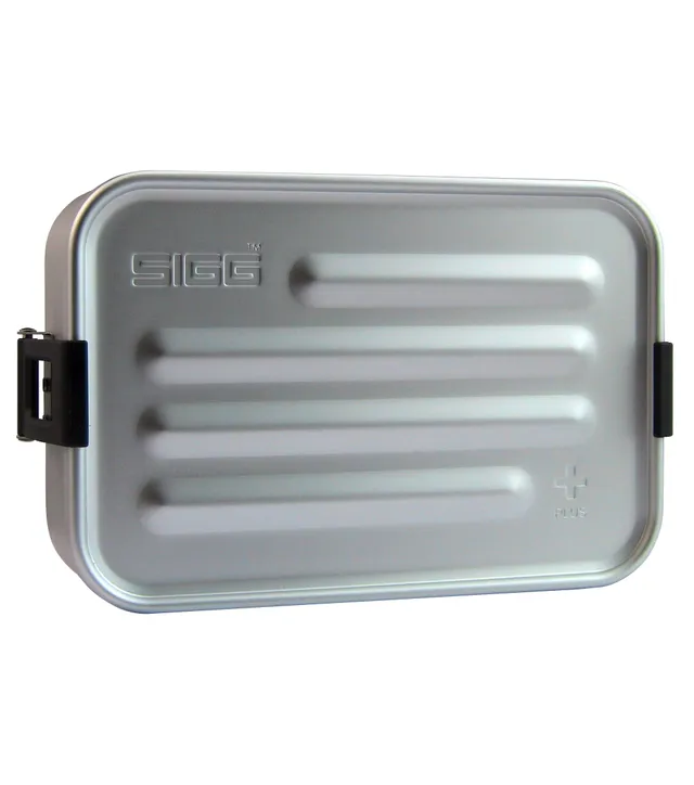 sigg-metal-boxes-plus-aluminium-brotdose-mit-silikoneinsatz-trenner-und-sicherhe image 1