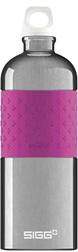 sigg-trinkflasche-cyd-alu-berry-1-0-l-design-alu-trinkflasche-mit-grip-und-lace- image 2