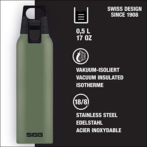 sigg-hot-cold-one-leaf-green-thermoflasche-0-5-l-vakuum-isolierte-edelstahl-trin image 7