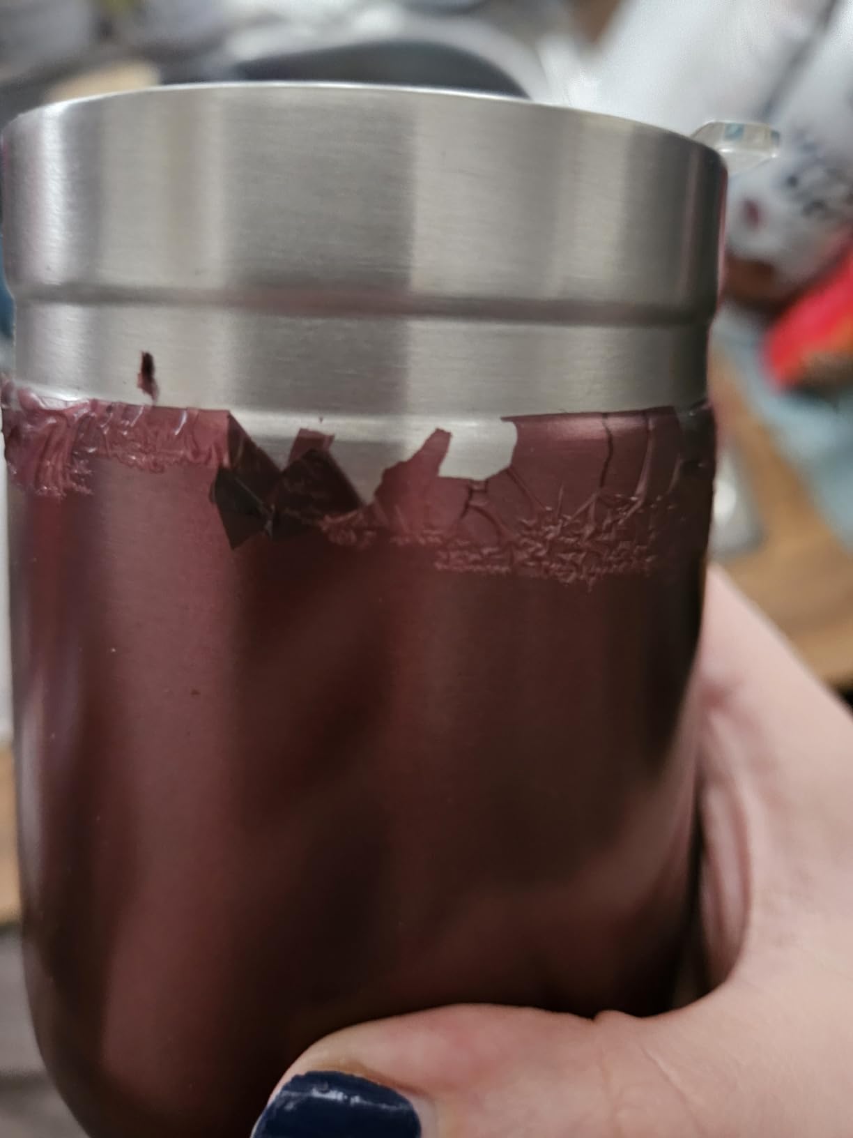 Schöner Becher für Tee