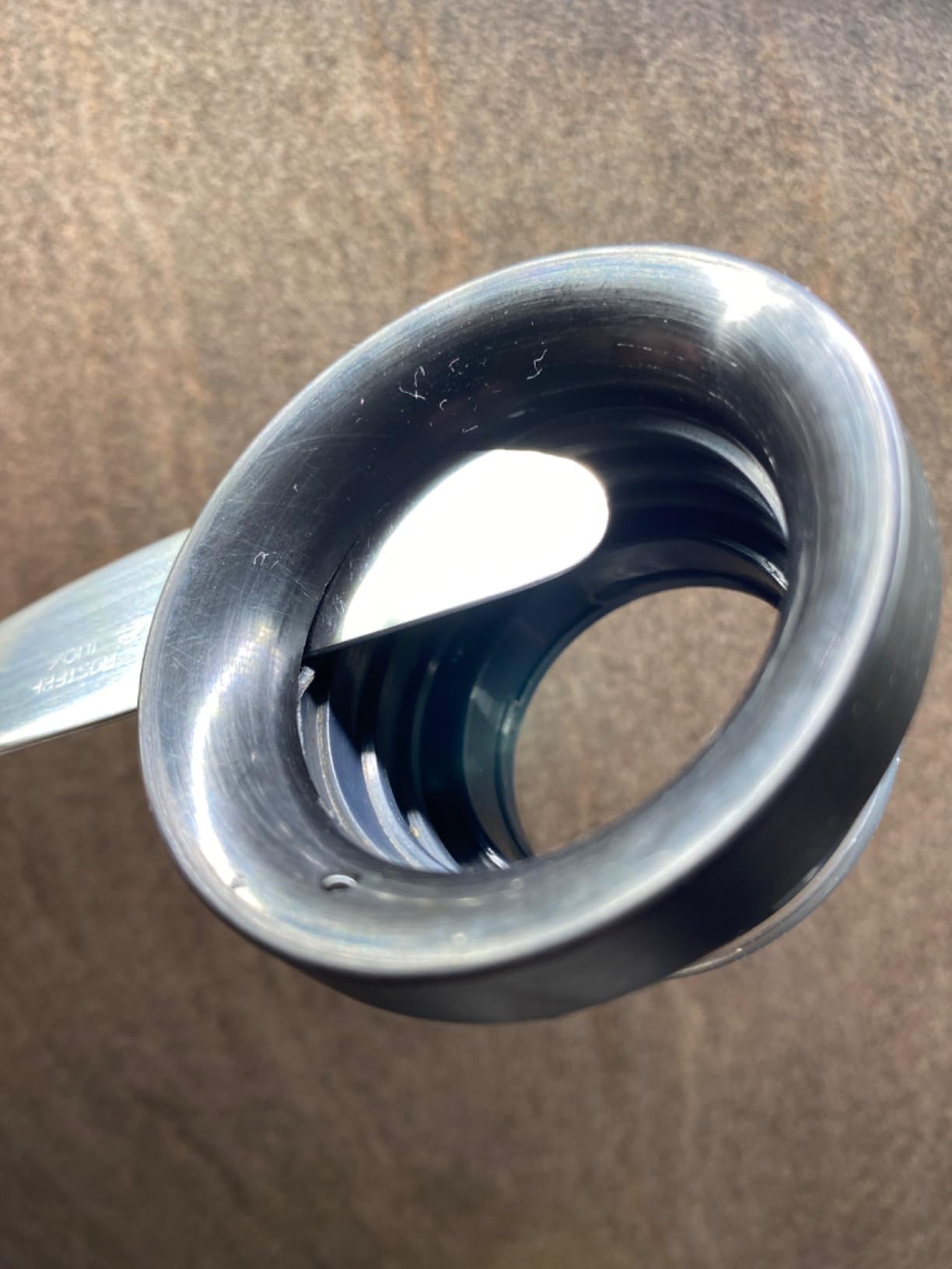 Flasche gerettet