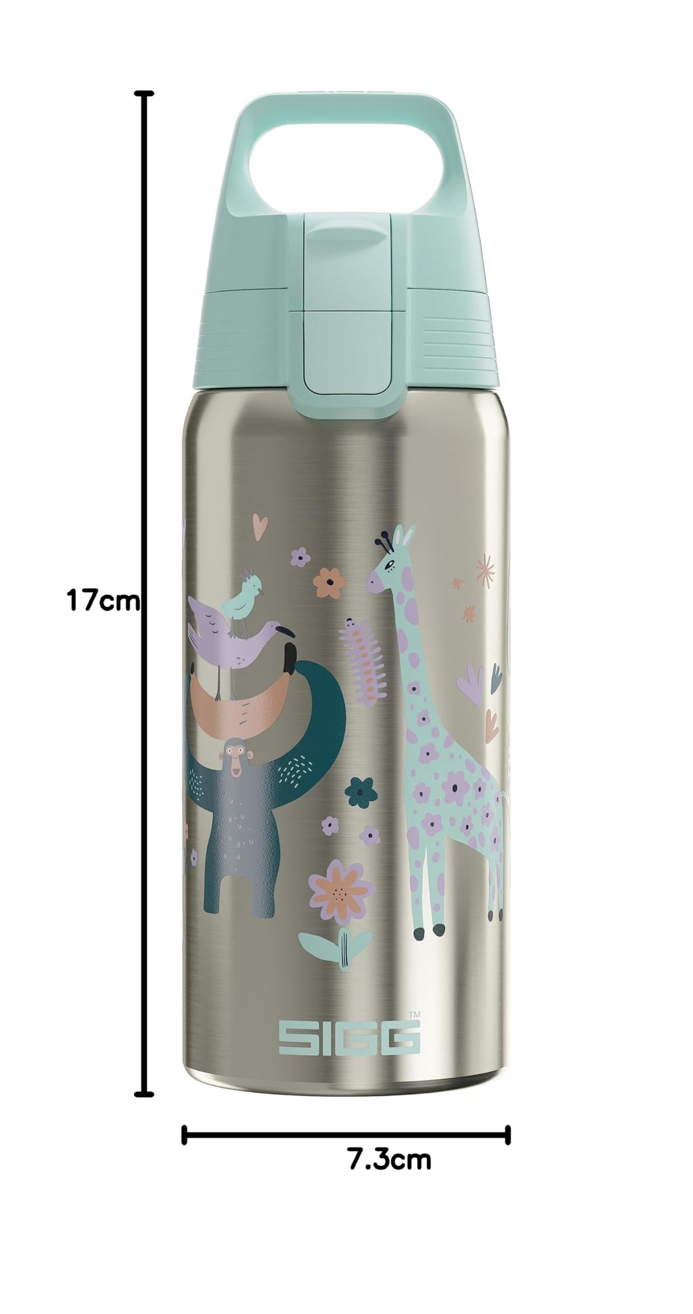 sigg-shield-therm-one-jungle-kinder-isolierte-trinkflasche-0-5l-aus-90-recycelte image 8
