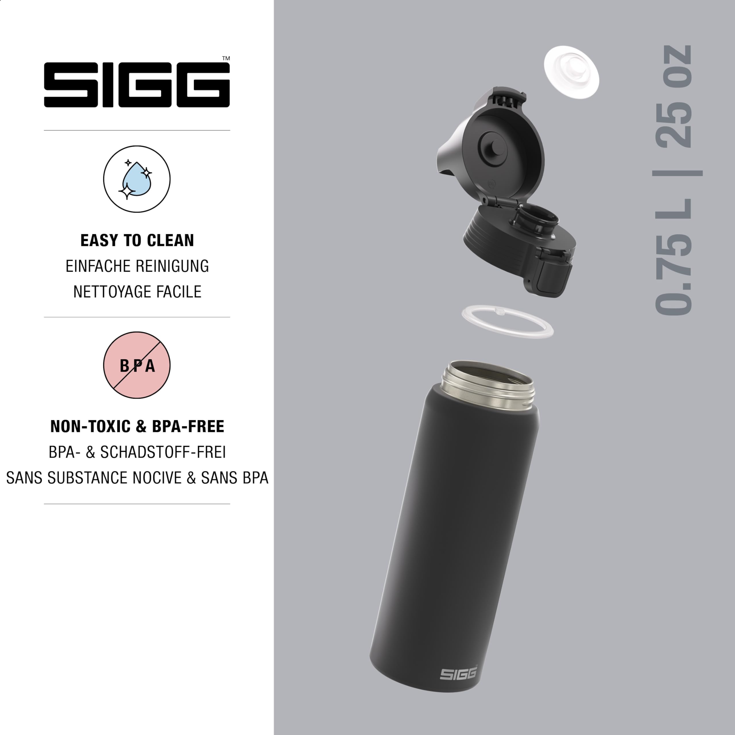 sigg-edelstahl-trinkflasche-shield-one-750-ml-isolierfreie-sportflasche-aus-18-8 image 3