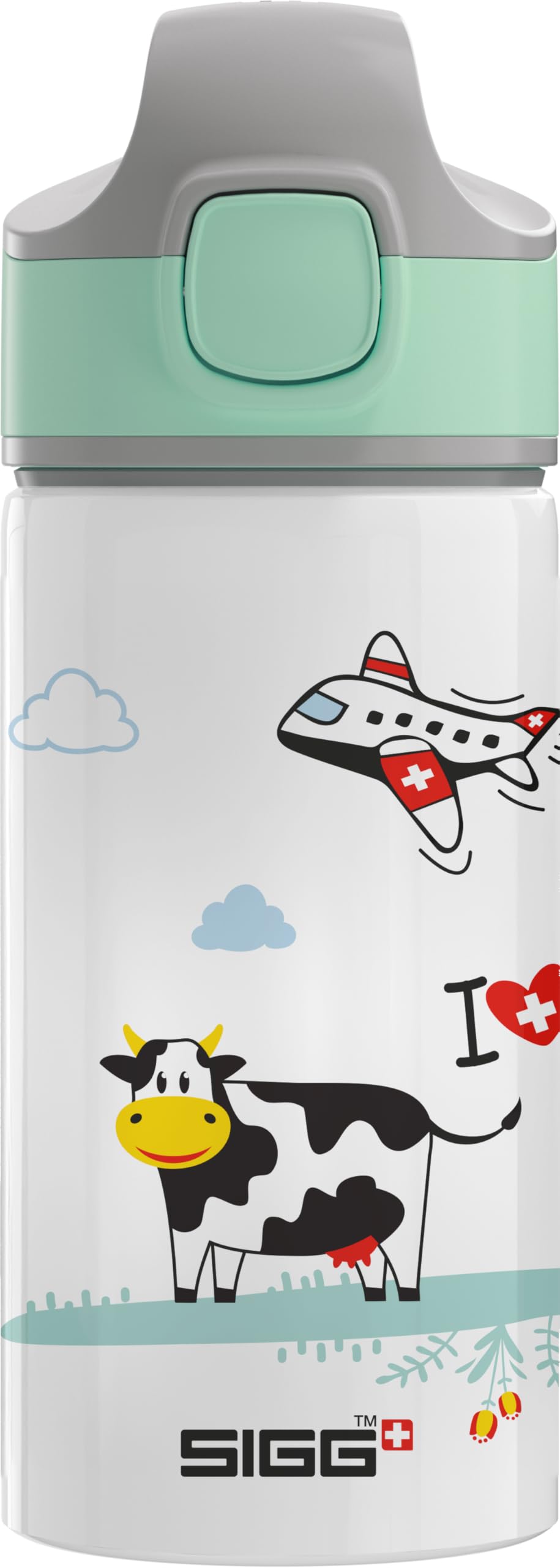sigg-miracle-peaceful-kinder-trinkflasche-mit-trinkhalm-auslaufsicher-federleich image 7