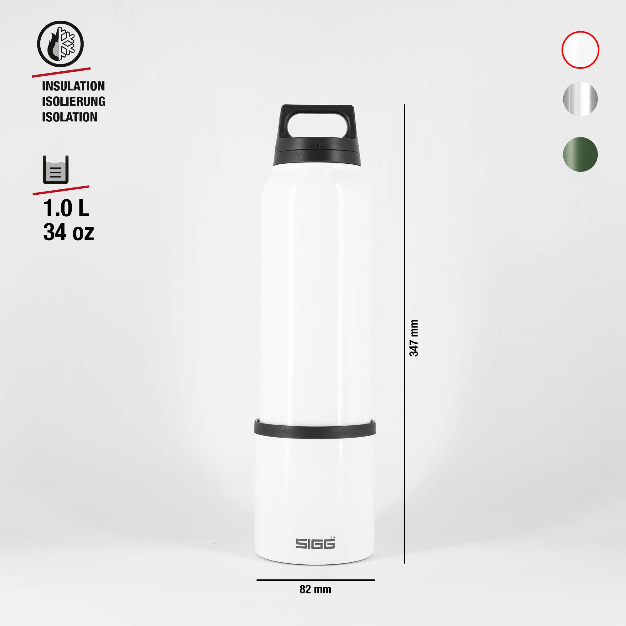 sigg-hot-cold-white-thermo-trinkflasche-1-l-edelstahl-thermoskanne-mit-becher-h- image 3