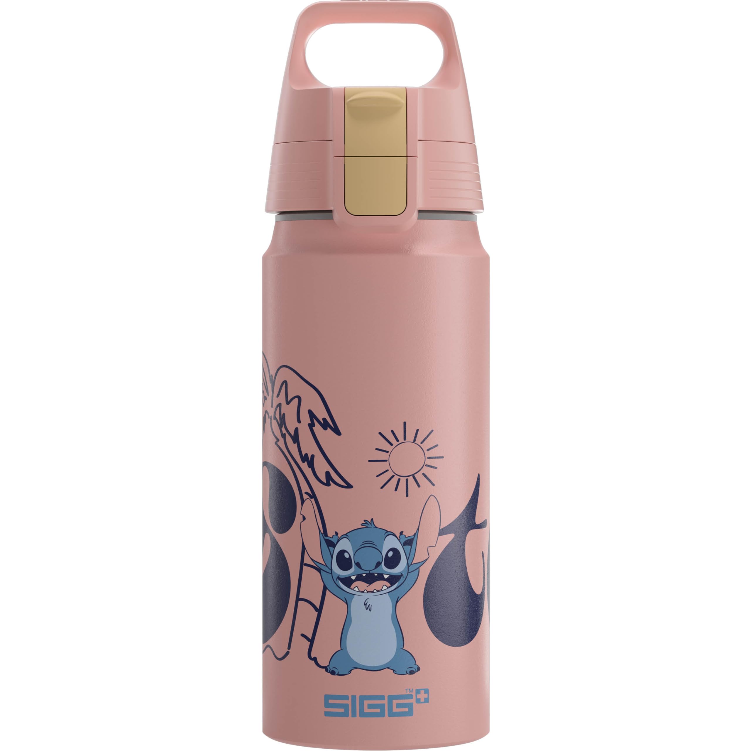 sigg-wmb-one-kinder-trinkflasche-0-6-l-disney-lilo-stitch-aluminium-auslaufsiche image 1