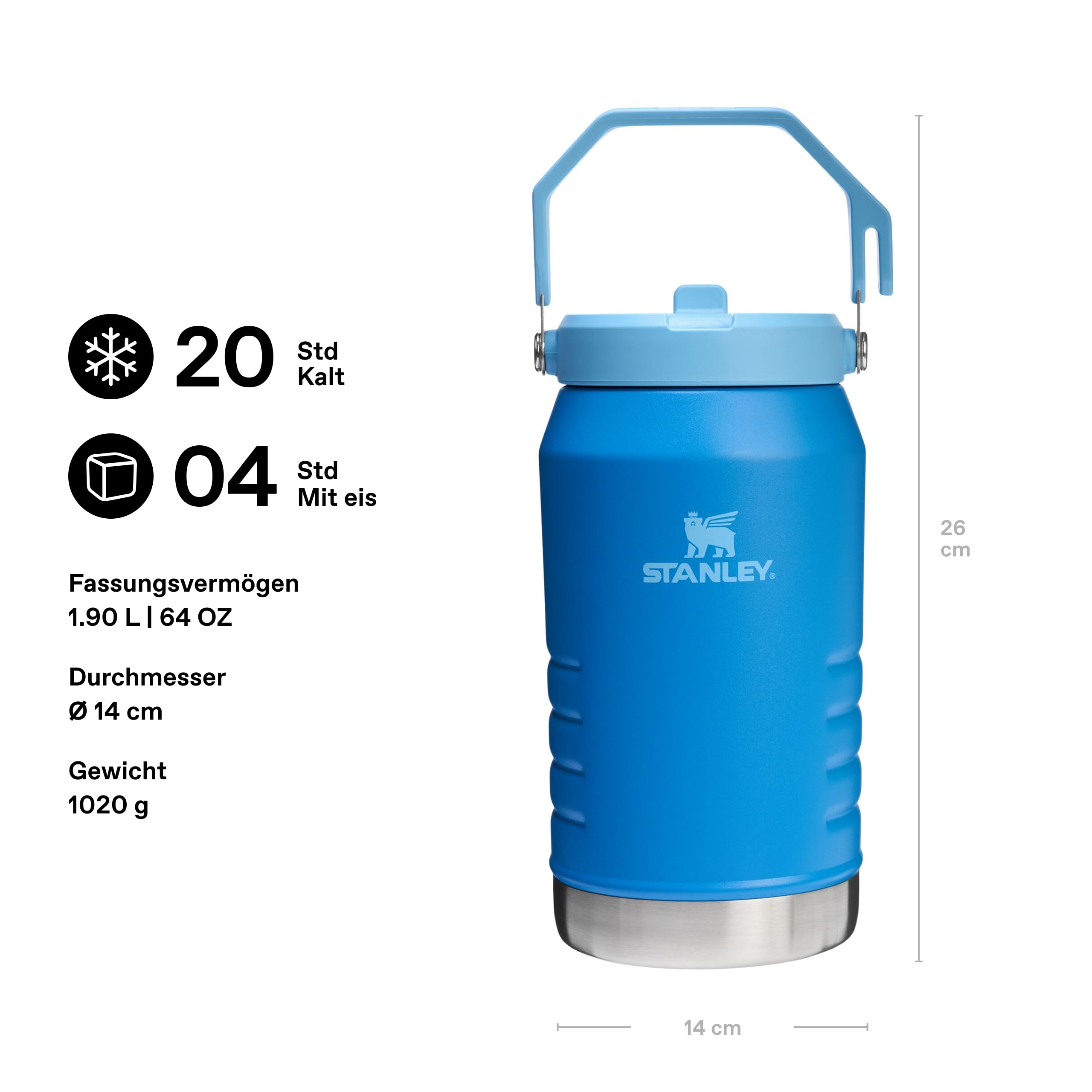 stanley-1913-iceflow-flip-straw-jug-1-9-l-azure-thermokrug-20-std-kalt-4-tage-ei image 2