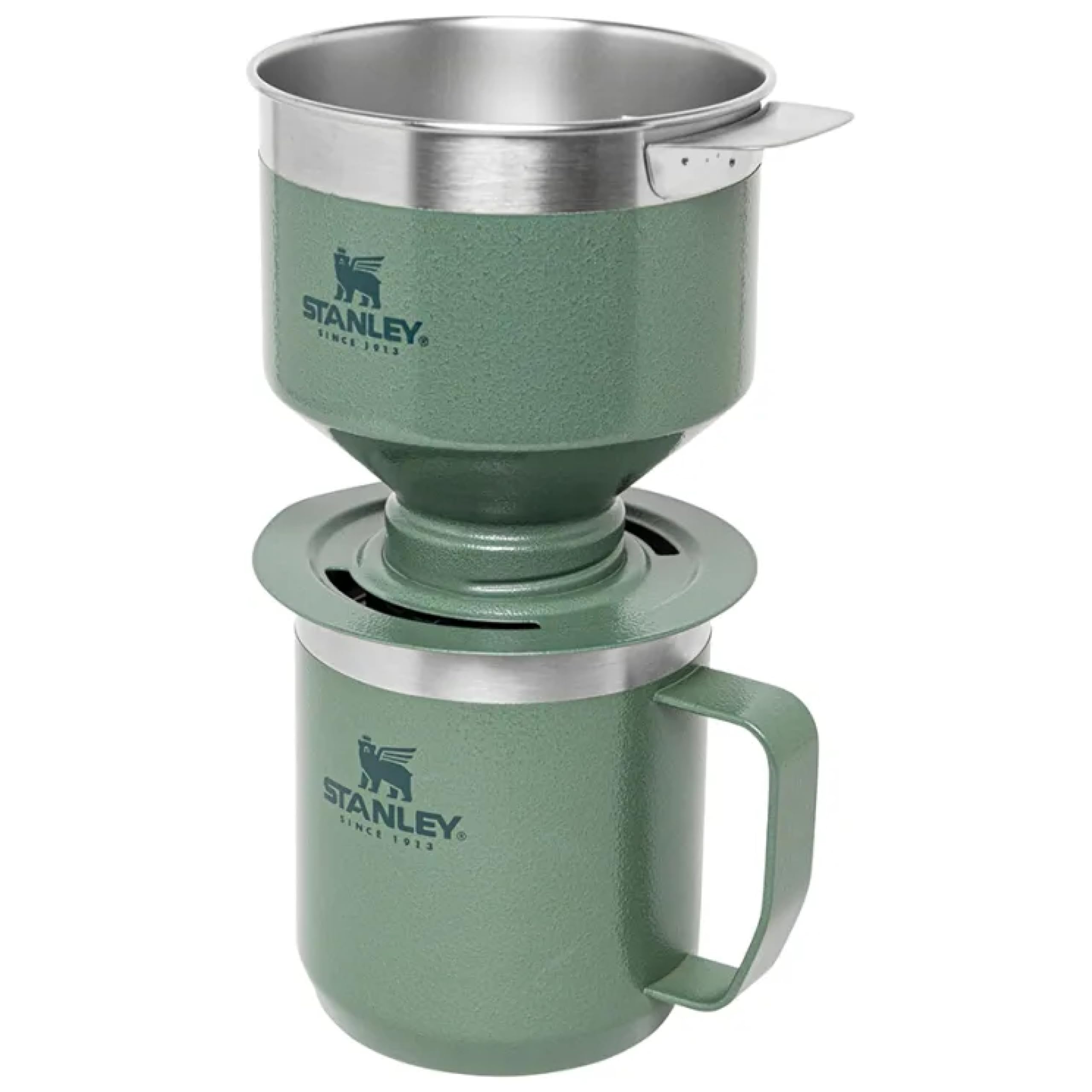 stanley-1913-camp-mug-0-35-l-mit-perfect-brew-pour-over-set-edelstahl-campingbec image 1