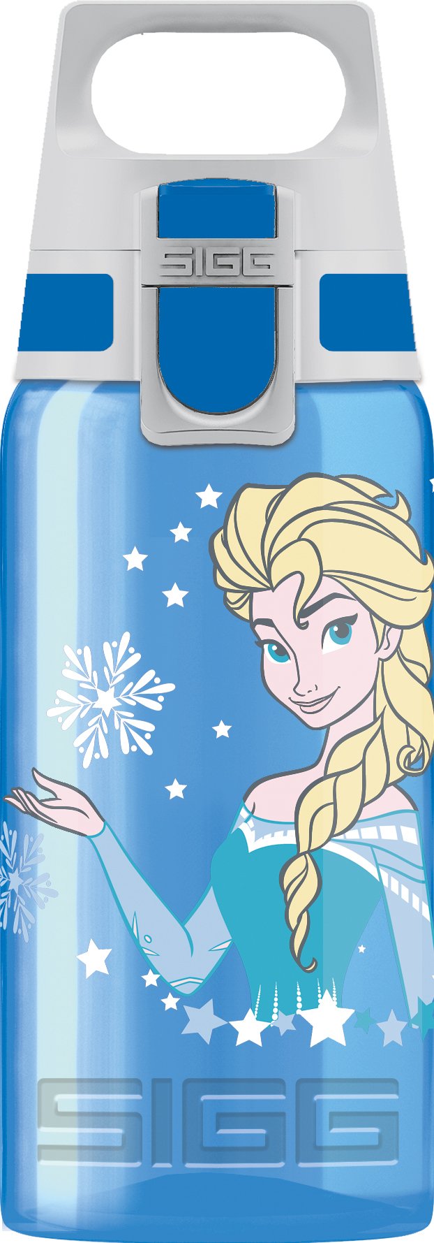 sigg-viva-one-kinder-trinkflasche-0-5-l-elsa-motiv-einh-ndig-bedienbarer-one-top image 1