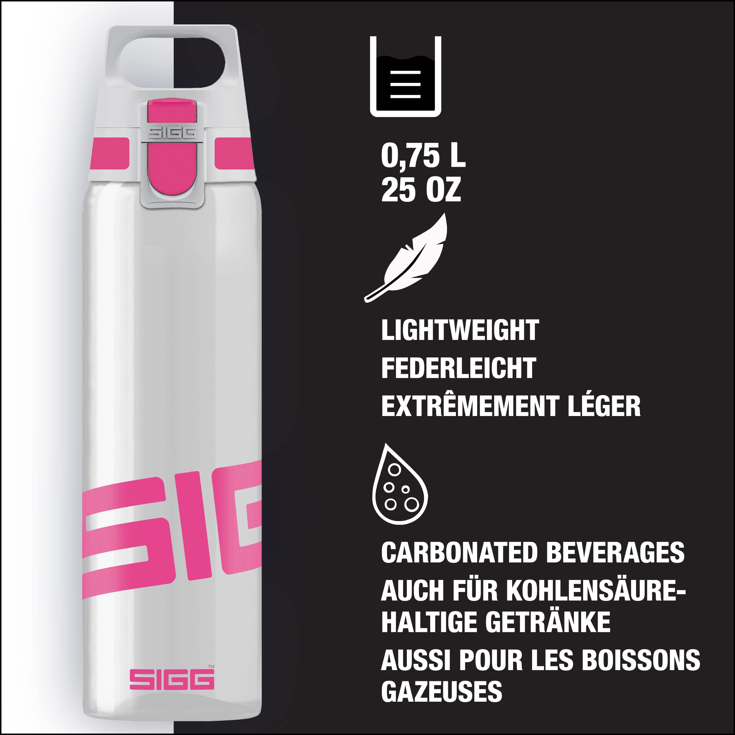 sigg-total-clear-one-berry-tritan-trinkflasche-0-75l-f-r-kohlens-urehaltige-getr image 2