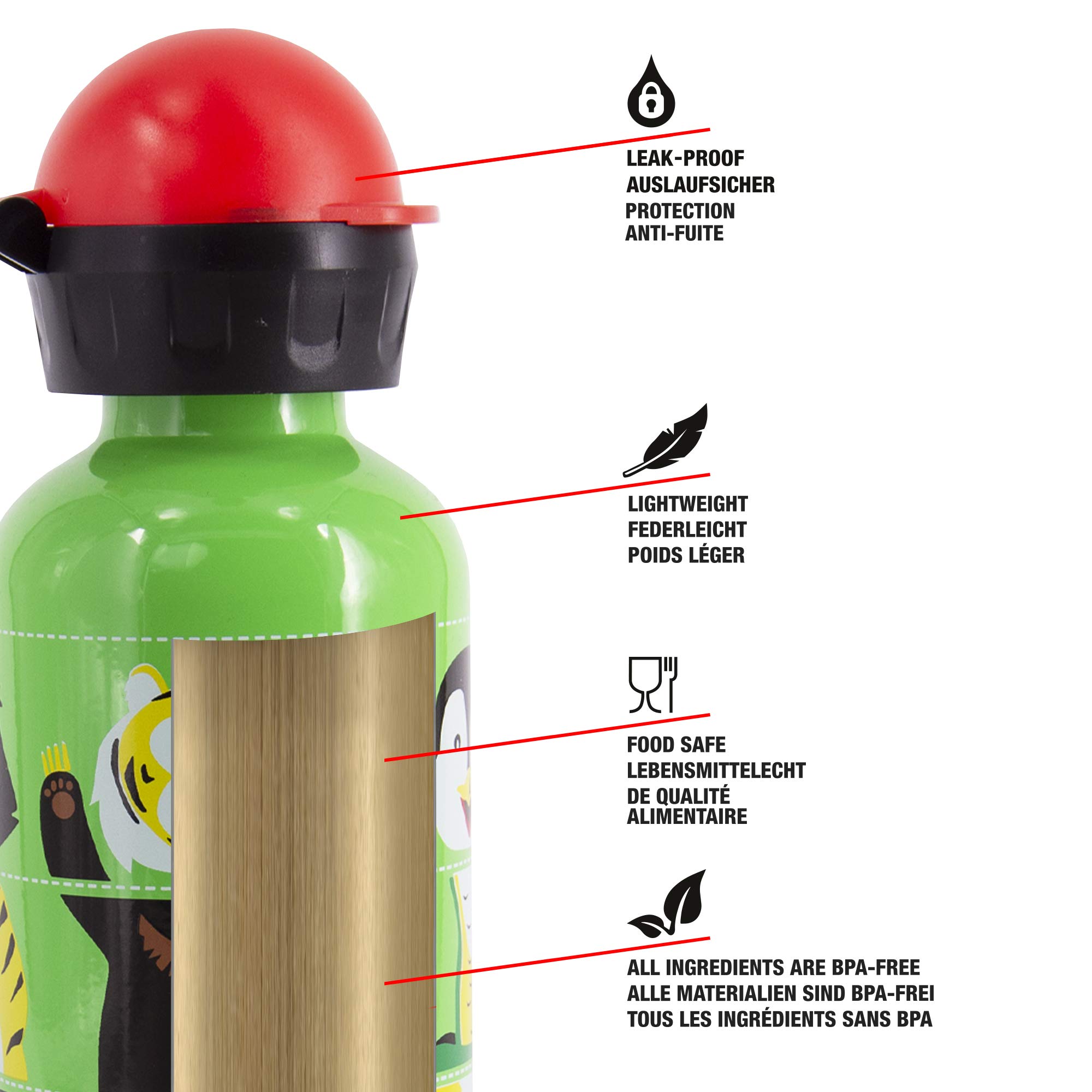 sigg-zoo-twister-kinder-trinkflasche-0-4-l-federleichte-aluminium-kinderflasche- image 3