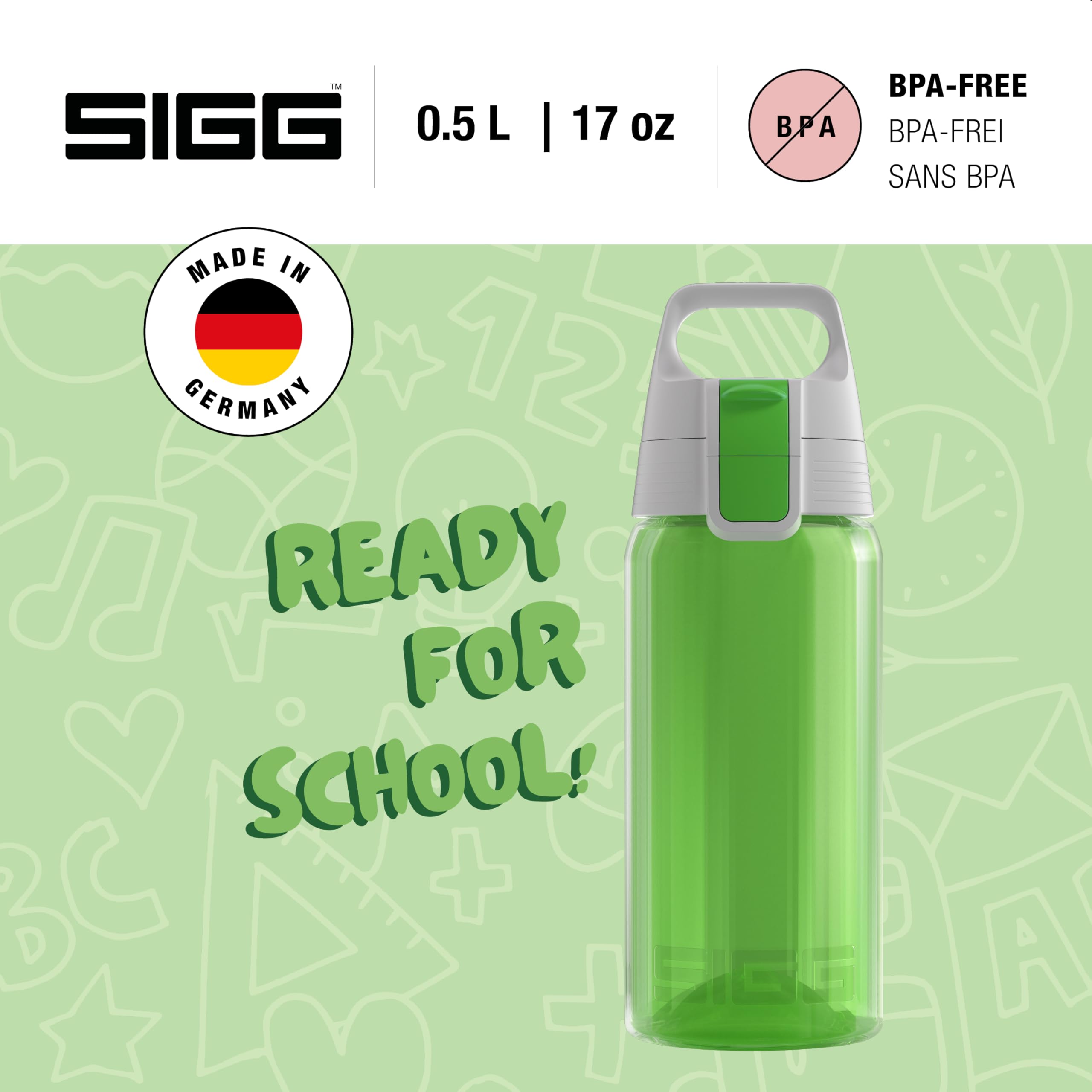 sigg-viva-one-0-5-l-kindertrinkflasche-auslaufsicherer-one-verschluss-f-r-kohlen image 2