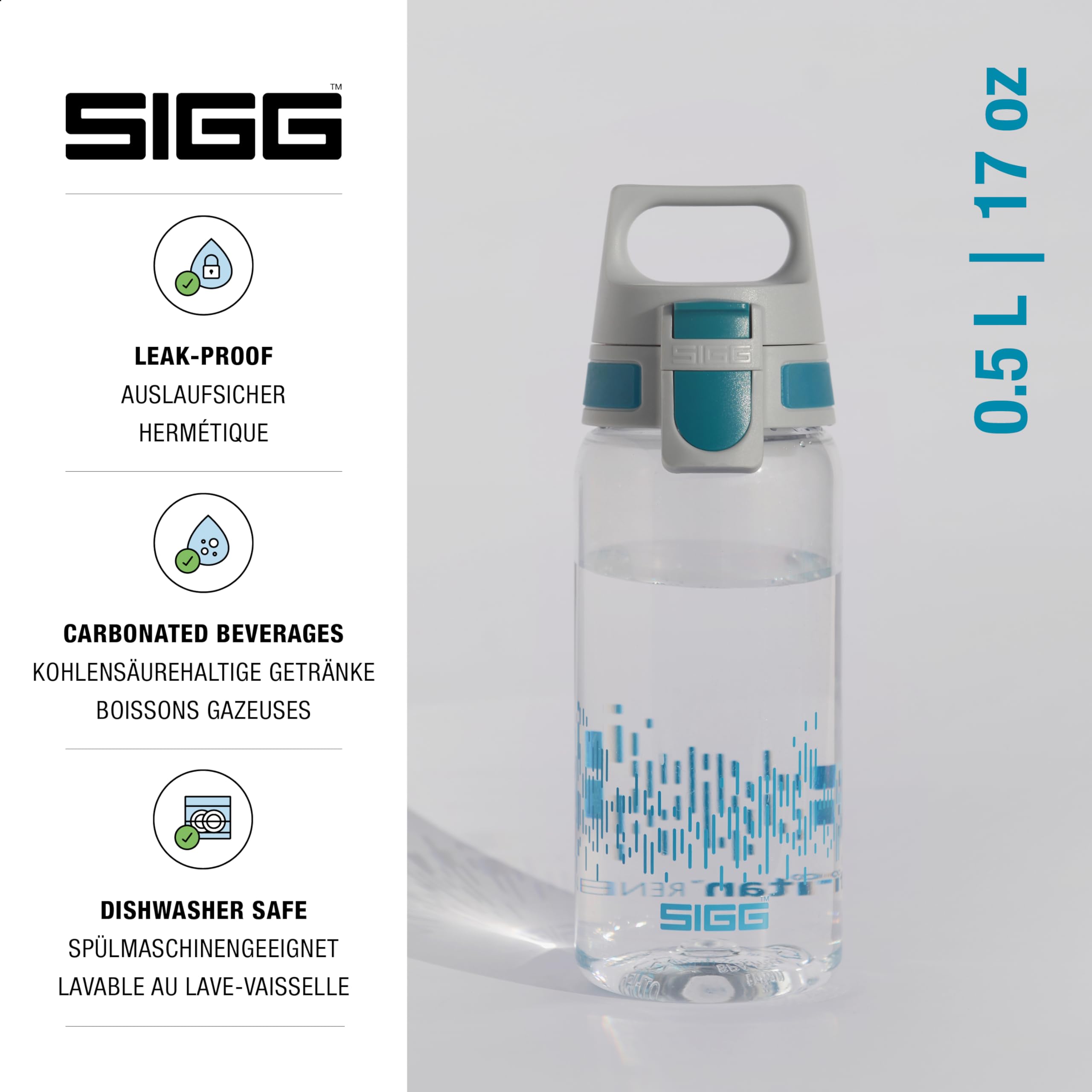sigg-total-clear-one-myplanet-aqua-sportflasche-0-5-l-tritan-trinkflasche-mit-on image 2