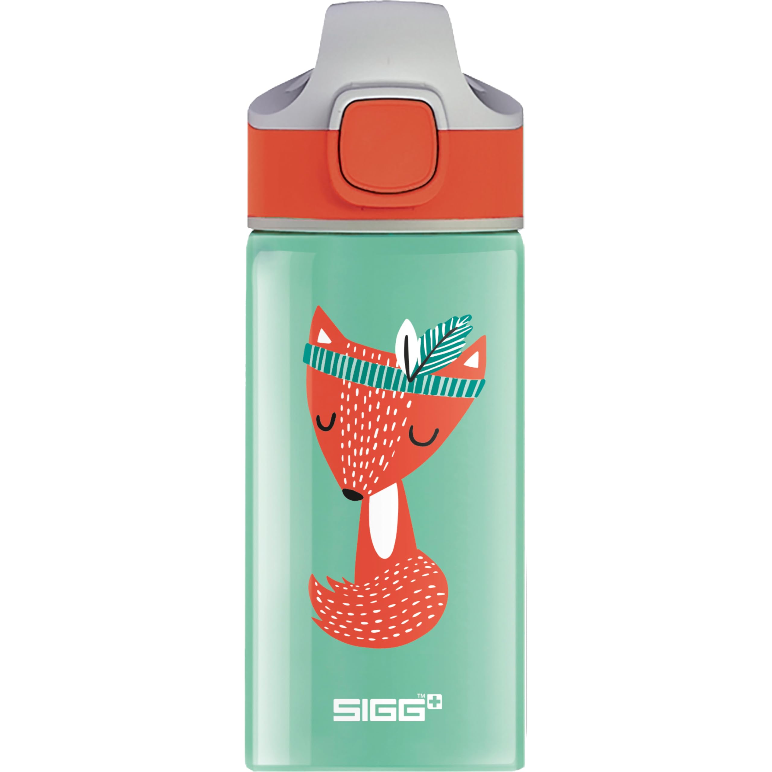 sigg-miracle-peaceful-kinder-trinkflasche-mit-trinkhalm-auslaufsicher-federleich image 1