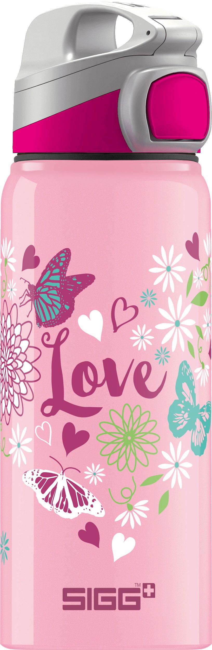 sigg-miracle-alu-love-kinder-trinkflasche-0-6-l-schadstofffreie-aluminium-kinder image 1