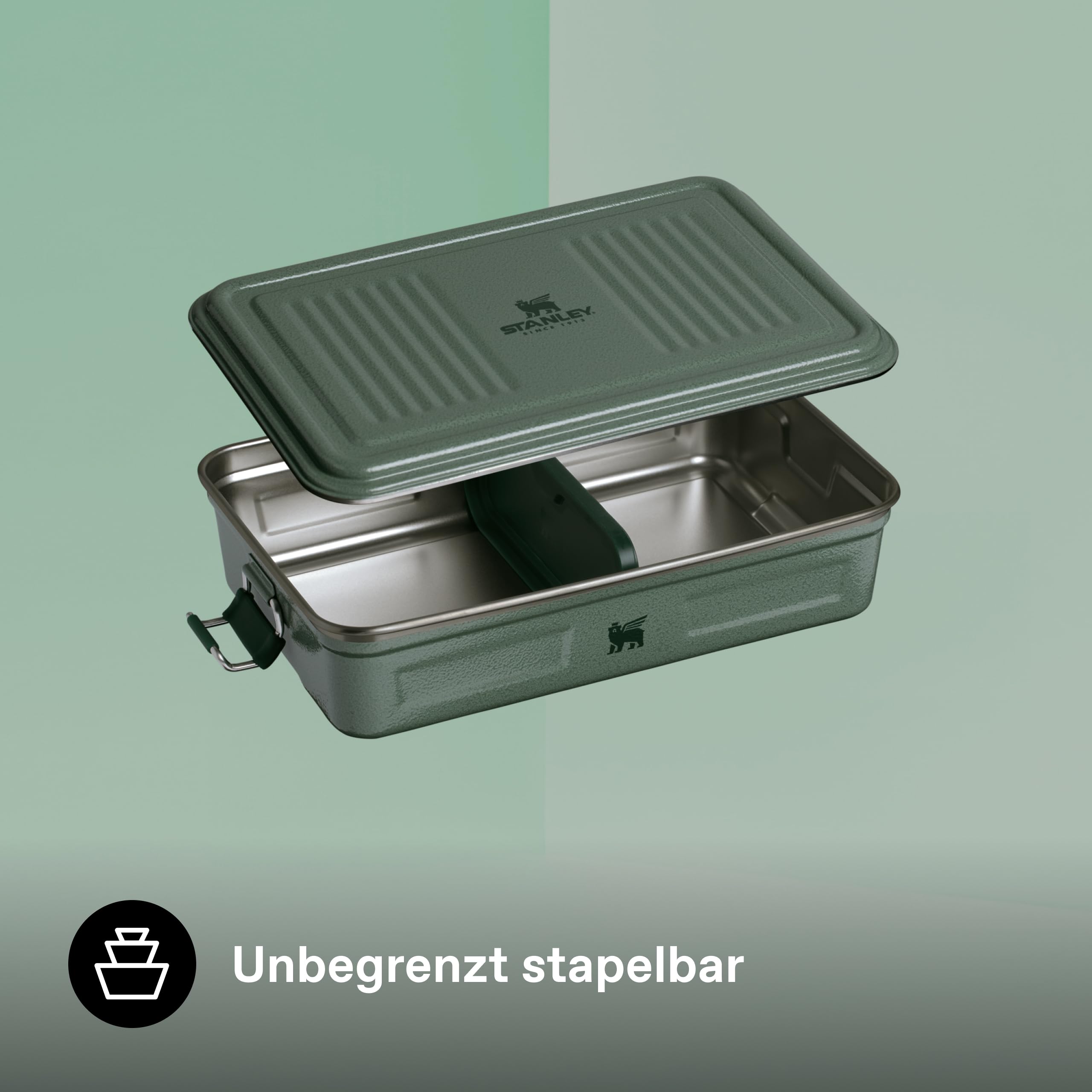 stanley-1913-useful-classic-box-2l-hammertone-green-edelstahl-lunchbox-stapelbar image 6