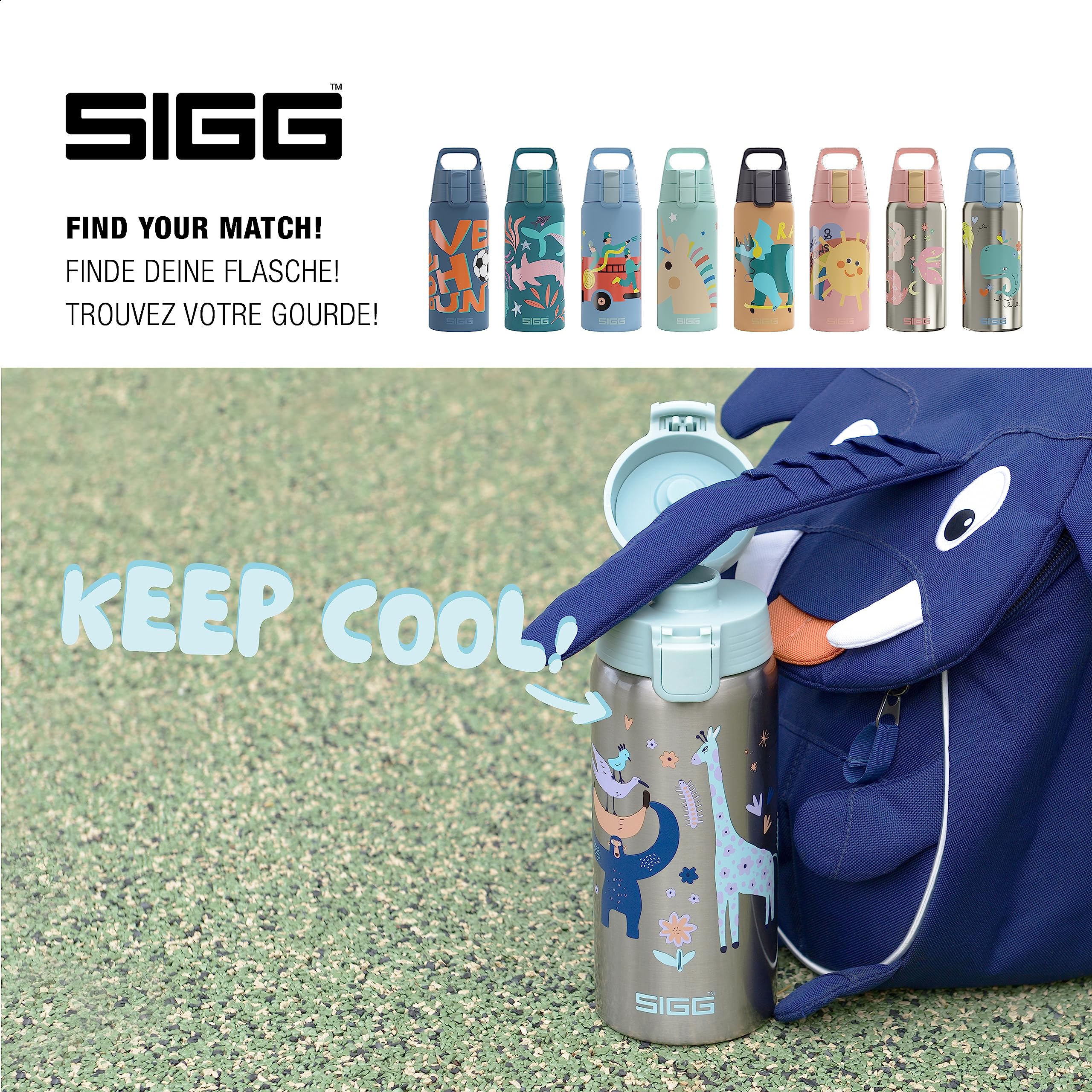sigg-shield-therm-one-jungle-kinder-isolierte-trinkflasche-0-5l-aus-90-recycelte image 5
