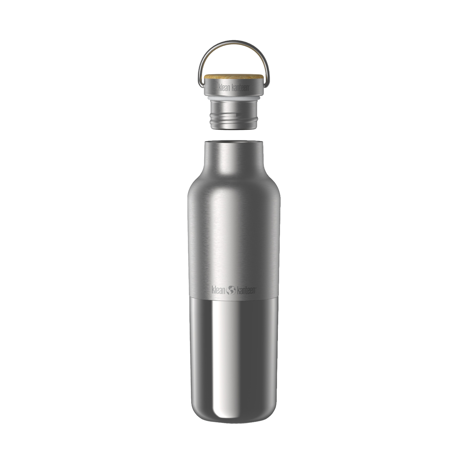klean-kanteen-rise-reflect-592-ml-edelstahl-isolierflasche-mit-bambus-loop-cap-c image 3