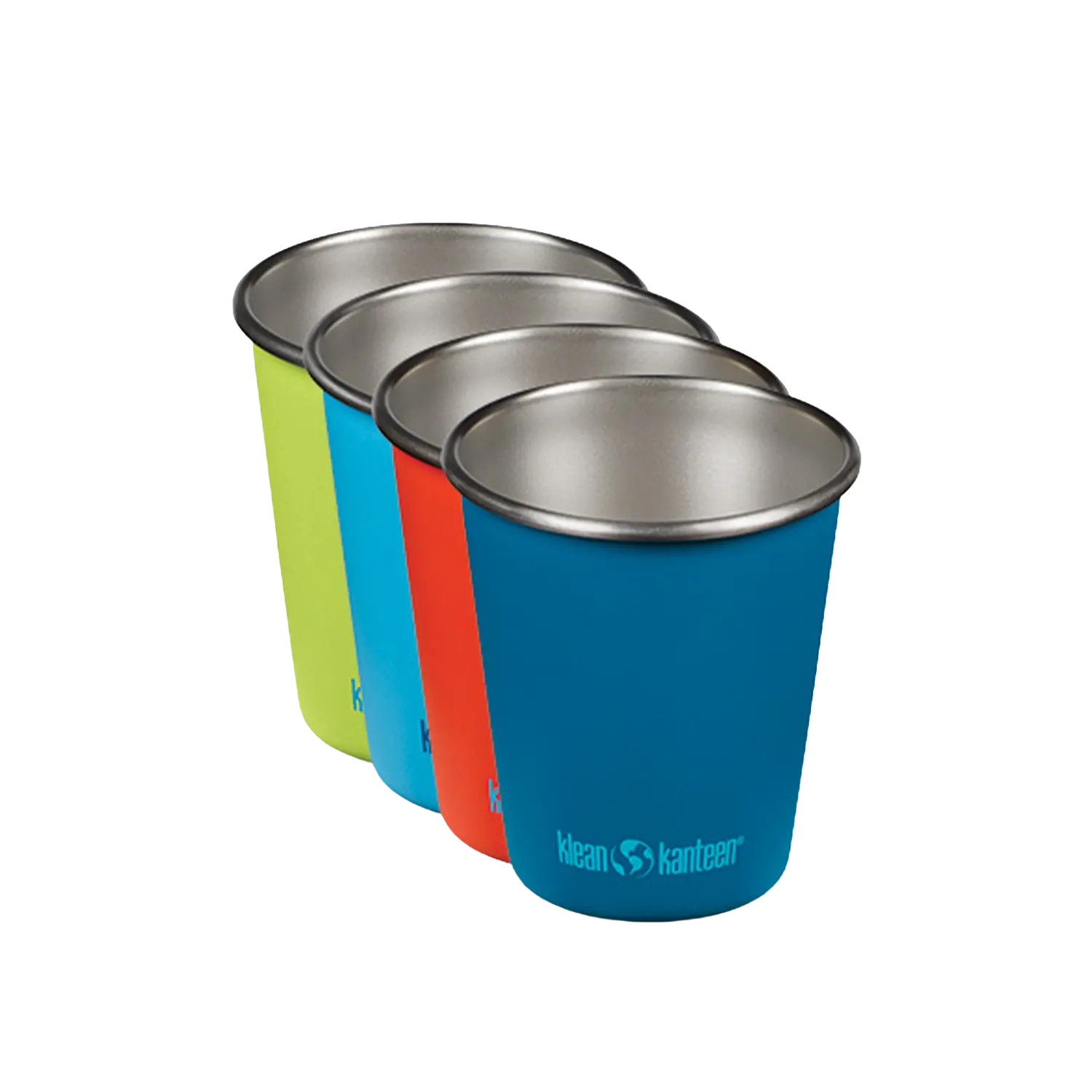 klean-kanteen-pint-cup-dragon-tails-296-ml-4er-set-einwandiger-edelstahl-trinkbe image 1