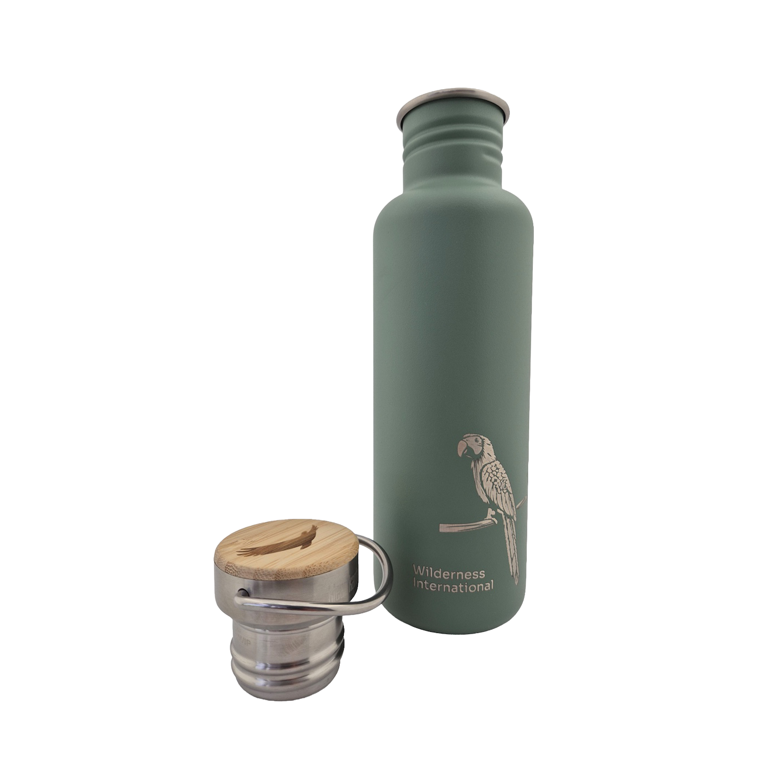 klean-kanteen-classic-wilderness-800ml-edelstahl-trinkflasche-mit-bambus-schraub image 2