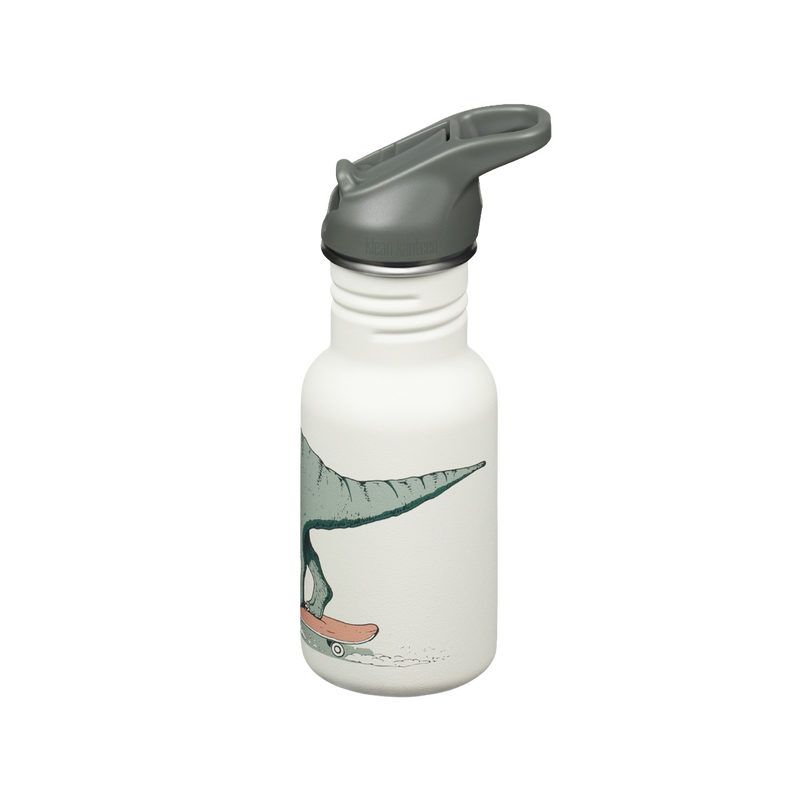 klean-kanteen-edelstahl-trinkflasche-kid-classic-355-ml-mit-auslaufsicherem-flip image 2
