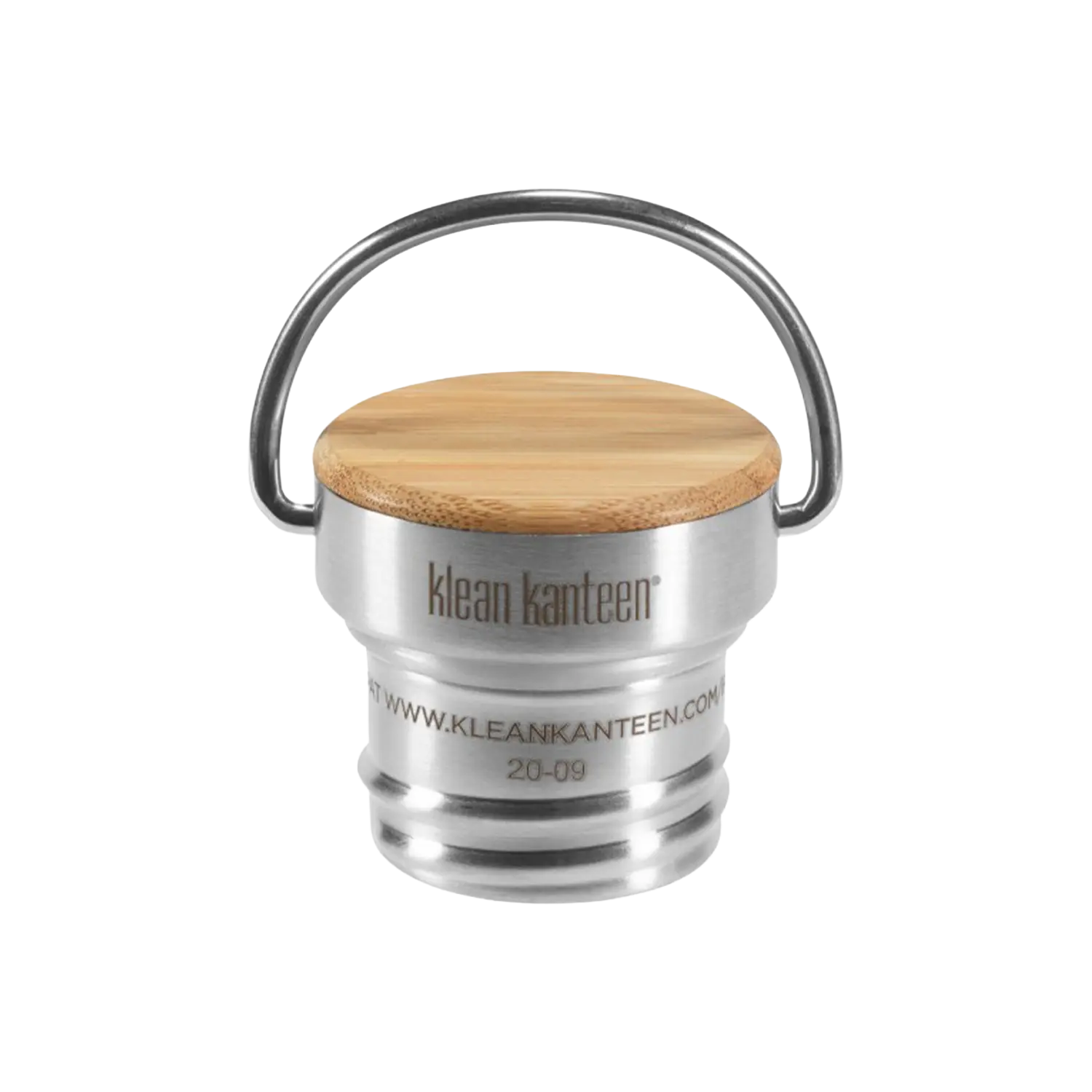 klean-kanteen-reflect-800-ml-edelstahl-trinkflasche-mit-bambus-schraubverschluss image 2