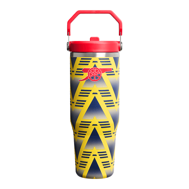 stanley-1913-x-arsenal-iceflow-flip-straw-2-0-tumbler-0-89l-trinkbecher-mit-klap image 1