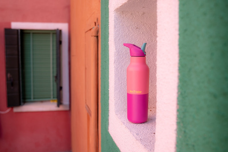 klean-kanteen-rise-classic-473-ml-isolierflasche-edelstahl-kaleidoscope-flip-spo image 3