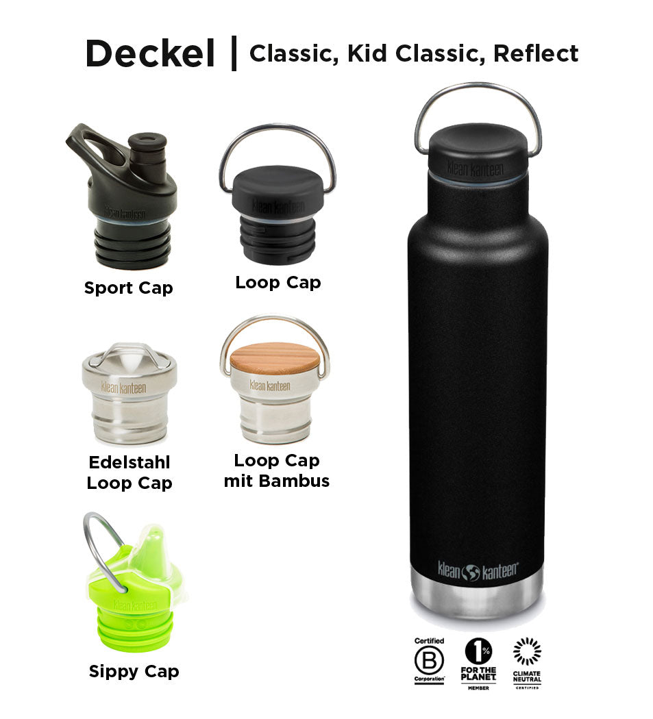 klean-kanteen-classic-592-ml-edelstahl-isolierflasche-mit-loop-cap-doppelwandig image 4