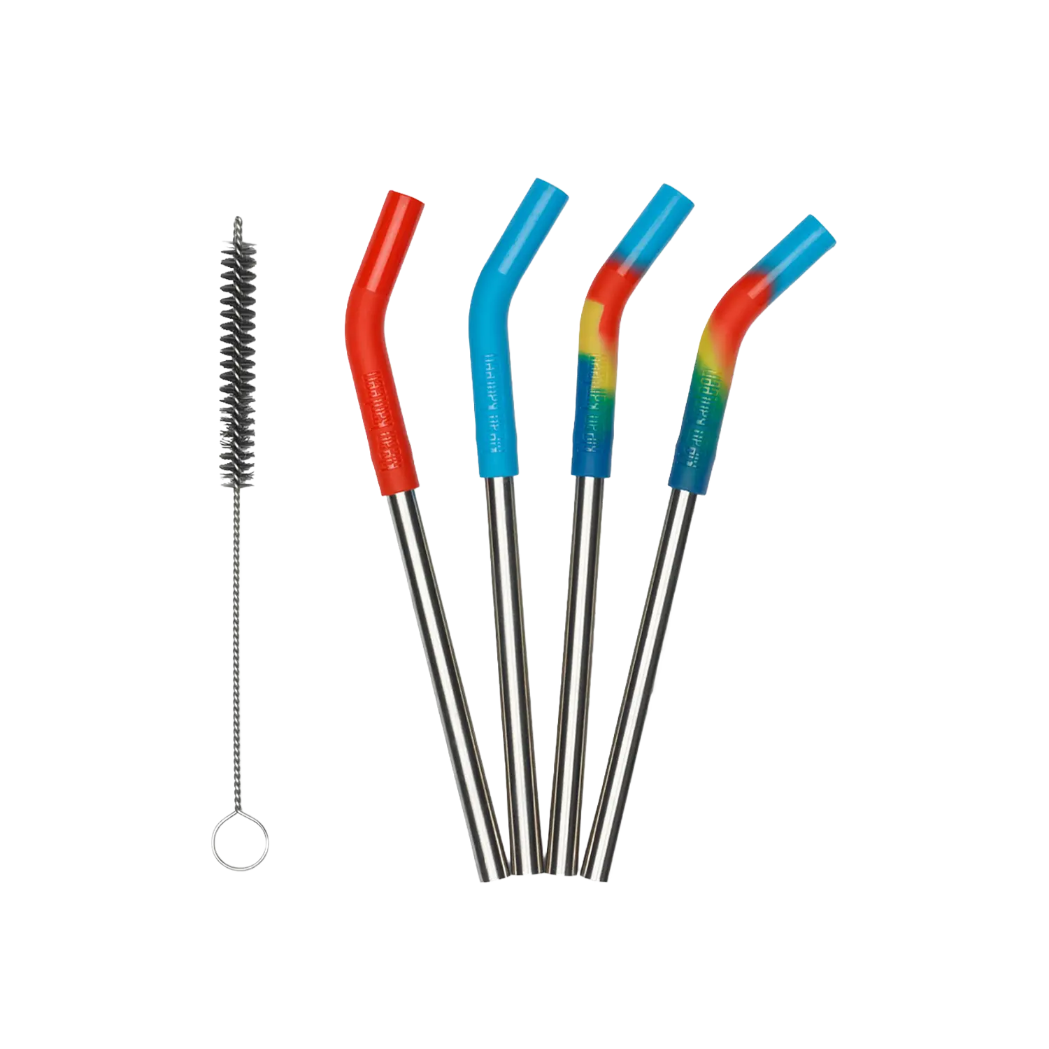 klean-kanteen-edelstahl-trinkhalme-kurz-4er-set-8mm-wiederverwendbare-strohhalme image 1