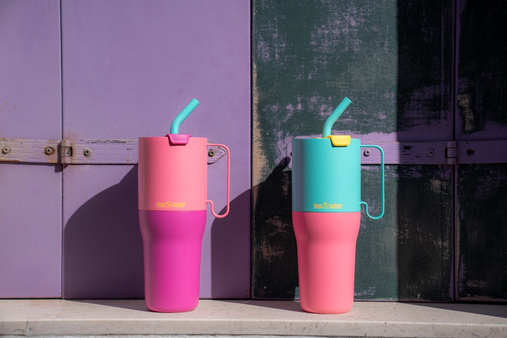 klean-kanteen-rise-tumbler-1064-ml-kaleidoscope-mit-flip-lid-deckel-und-trinkhal image 4