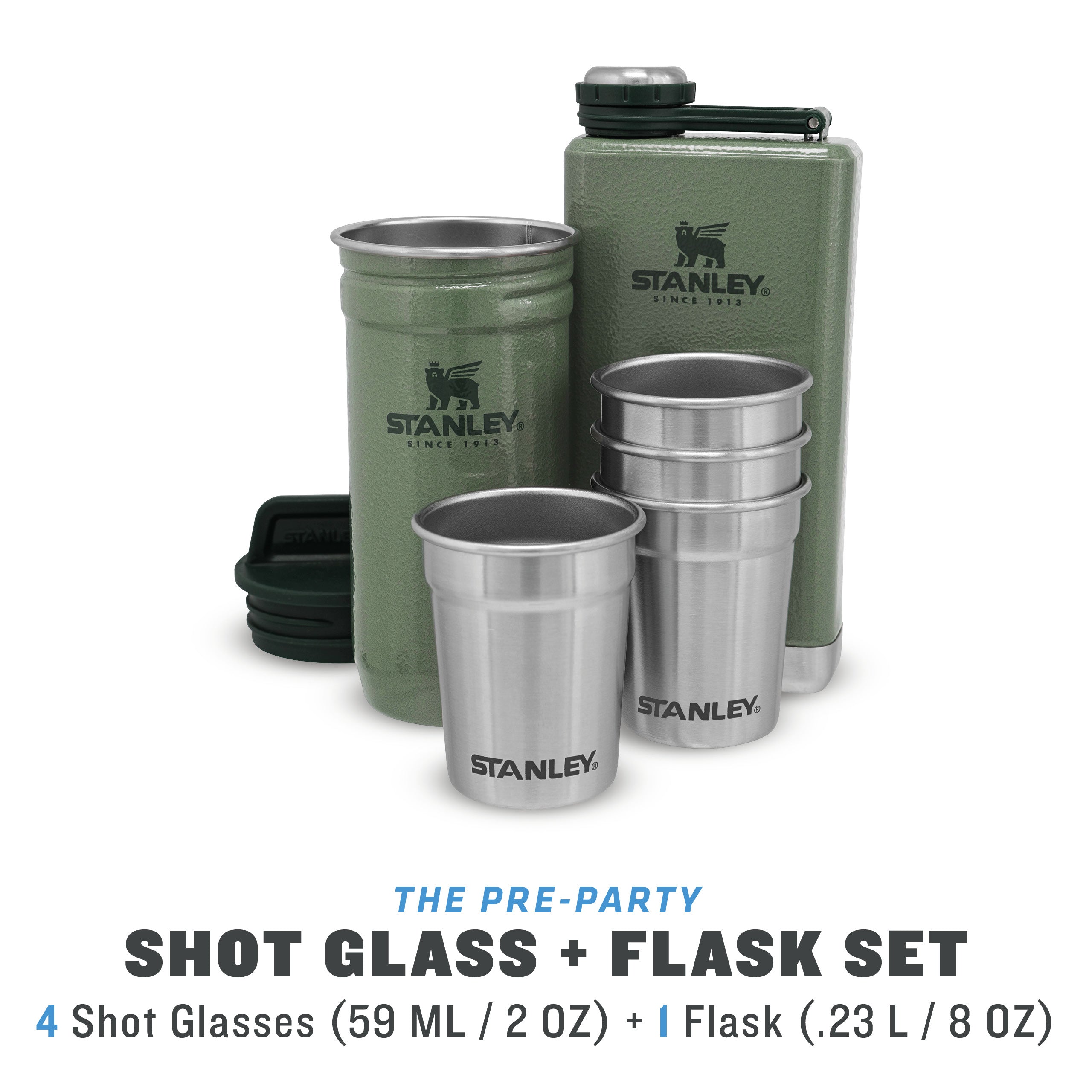 stanley-1913-adventure-pre-party-shot-glass-flask-set-4-edelstahl-shotgl-ser-und image 6